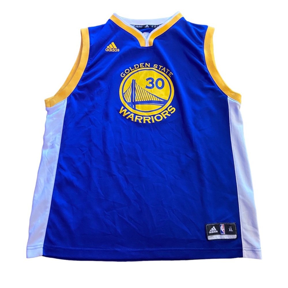 Adidas Stephen Curry Golden State Warriors Men's Swingman Jersey Sz XL